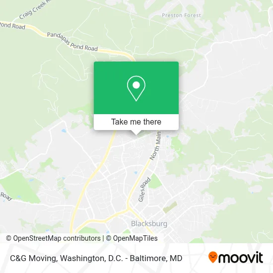 C&G Moving map