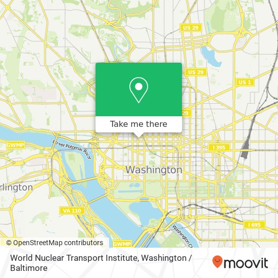 World Nuclear Transport Institute, 1015 18th St NW map
