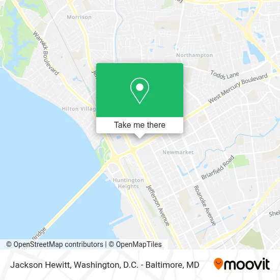 Jackson Hewitt map