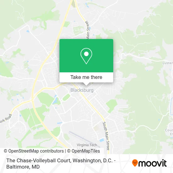 The Chase-Volleyball Court map