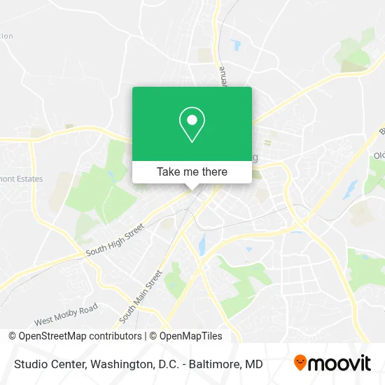 Studio Center map