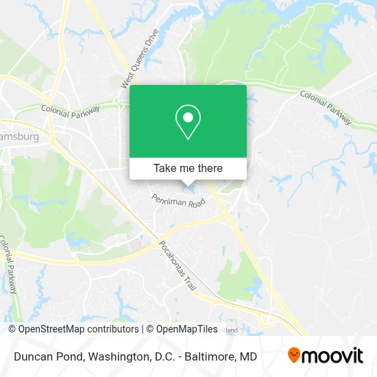 Duncan Pond map