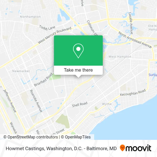 Howmet Castings map