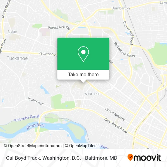 Cal Boyd Track map