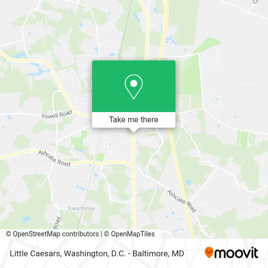 Little Caesars map