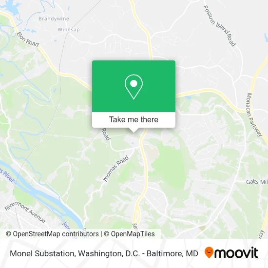 Monel Substation map