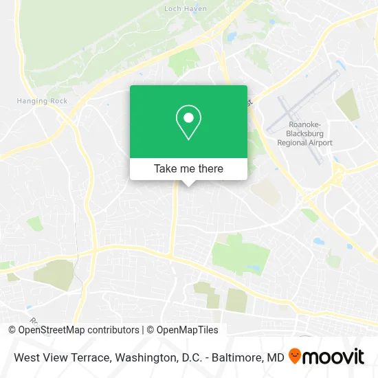 West View Terrace map