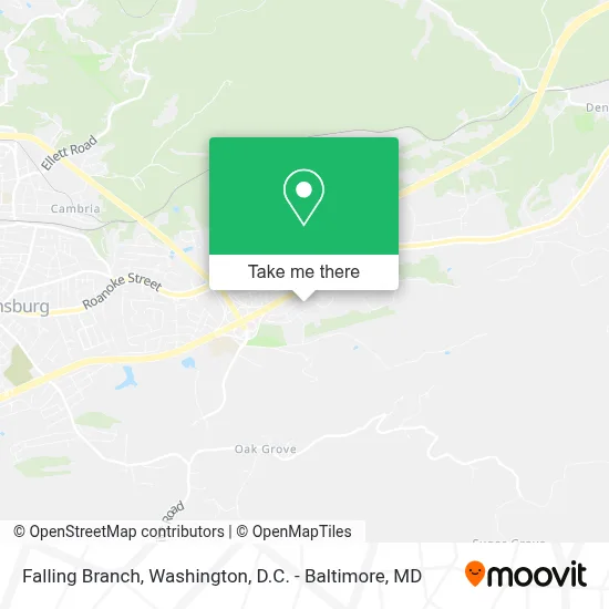 Falling Branch map