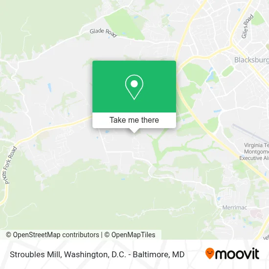 Stroubles Mill map