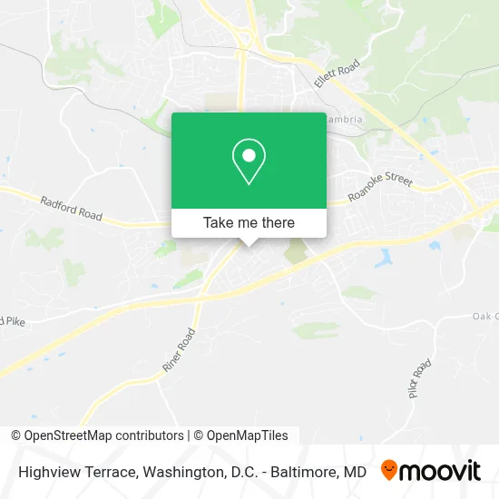 Highview Terrace map