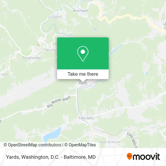 Yards map