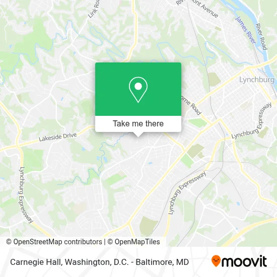 Carnegie Hall map