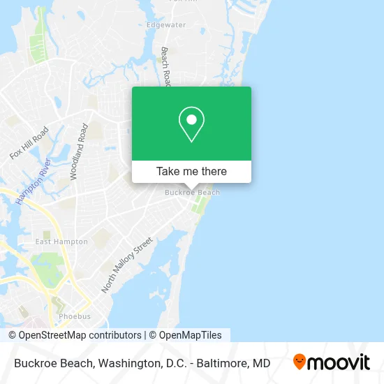 Buckroe Beach map