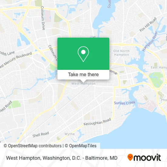 West Hampton map