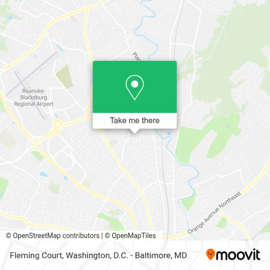 Fleming Court map