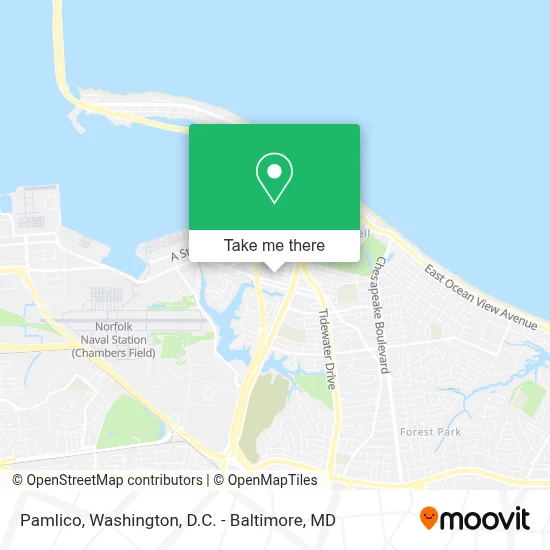 Pamlico map