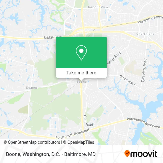 Boone map