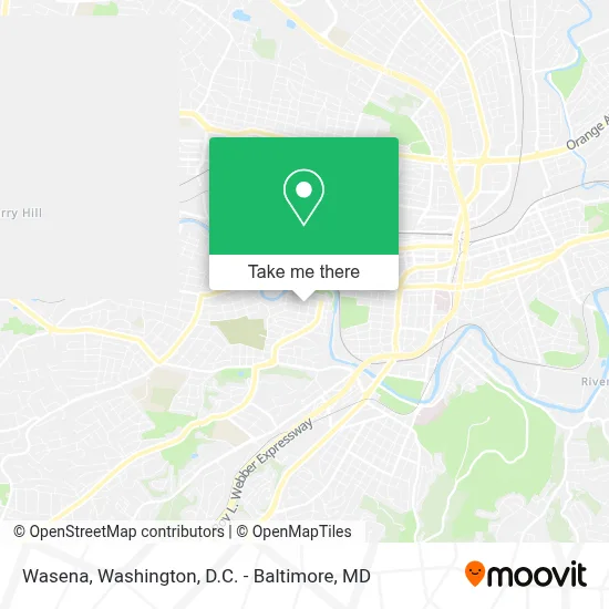 Wasena map
