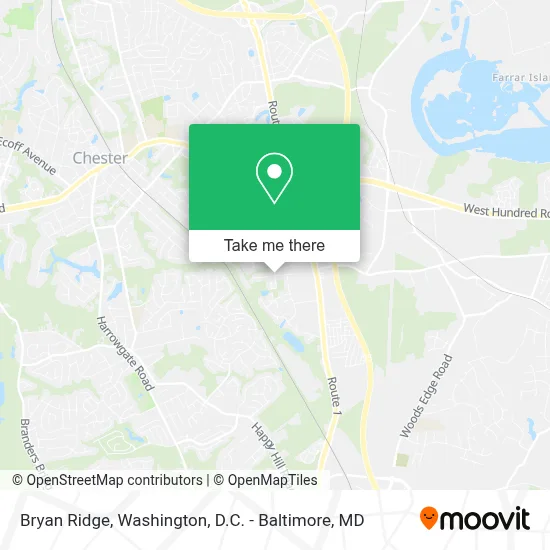 Bryan Ridge map