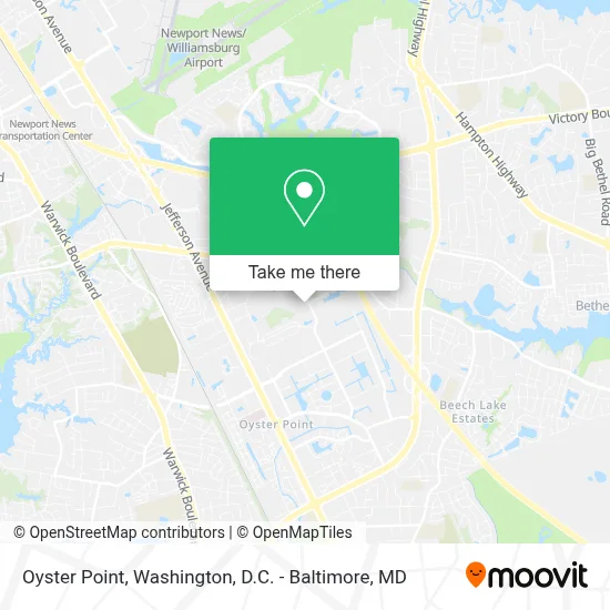 Oyster Point map