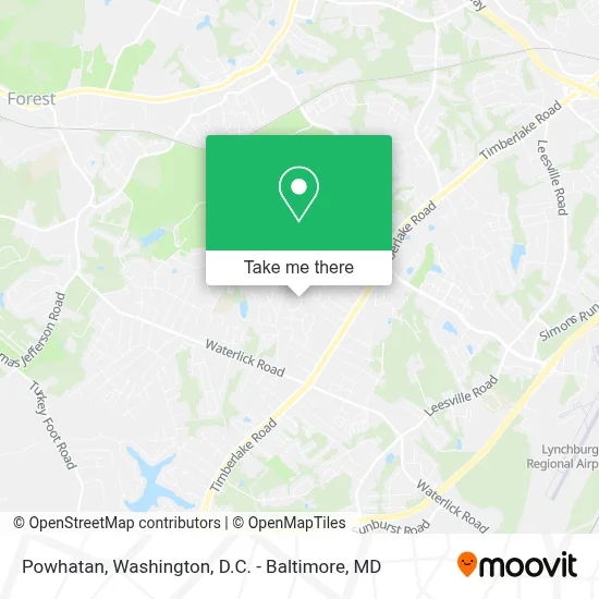 Powhatan map
