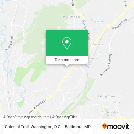 Colonial Trail map