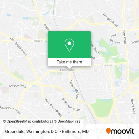 Greendale map