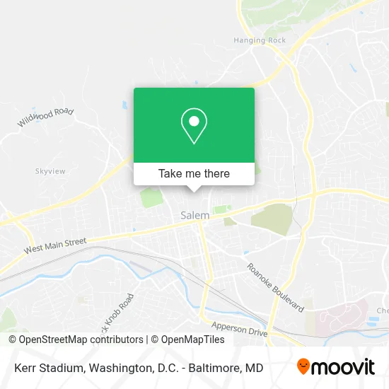 Kerr Stadium map