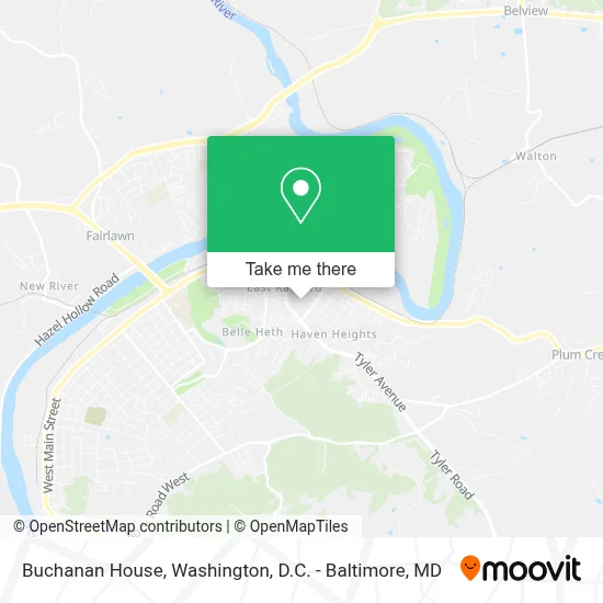 Buchanan House map