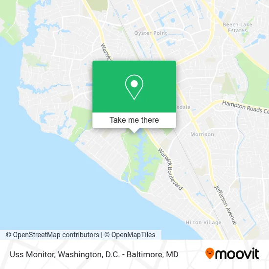 Uss Monitor map