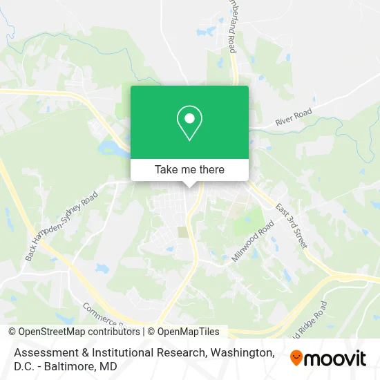 Assessment & Institutional Research map