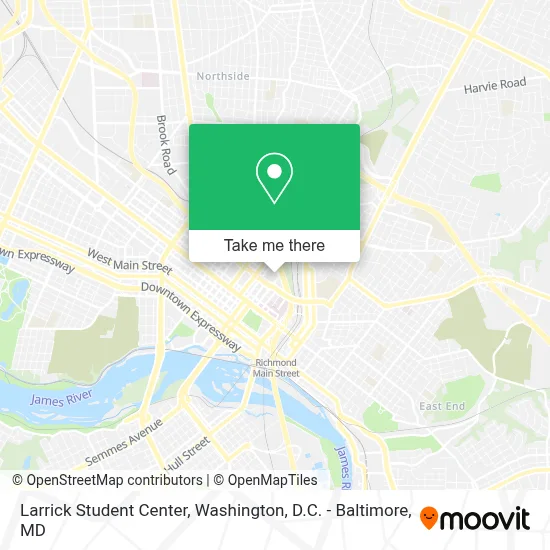 Larrick Student Center map