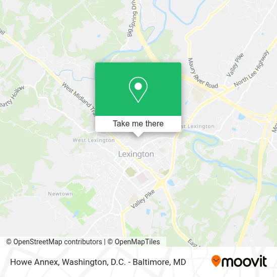 Howe Annex map