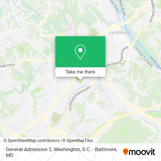 General Admission 2 map