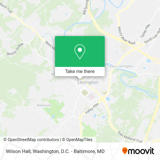 Wilson Hall map