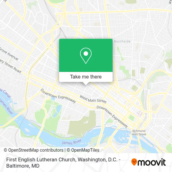 First English Lutheran Church map