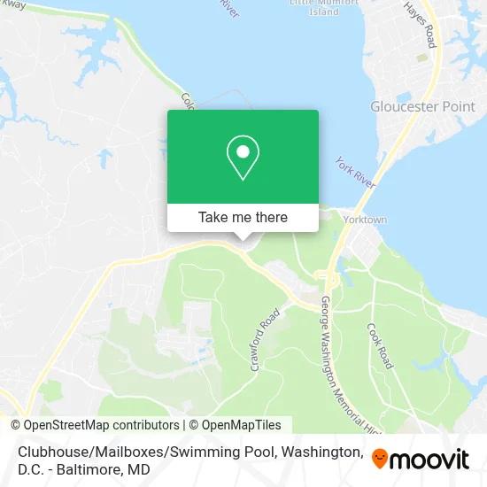Clubhouse / Mailboxes / Swimming Pool map