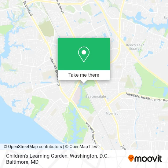 Children's Learning Garden map
