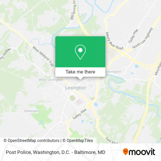 Post Police map