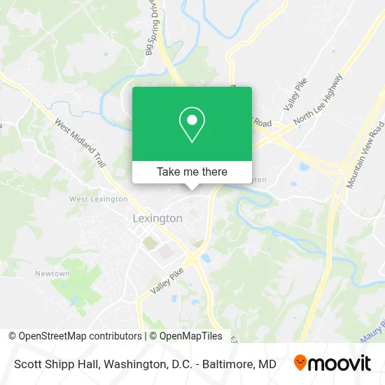 Scott Shipp Hall map