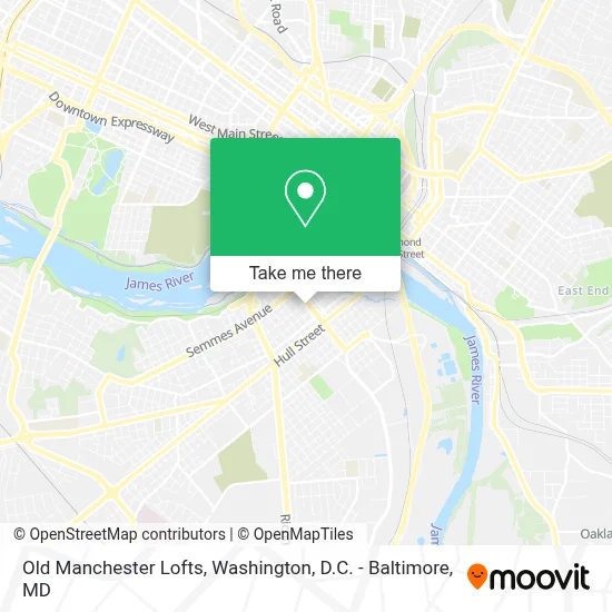 Old Manchester Lofts map