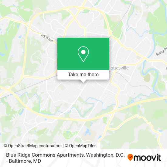 Blue Ridge Commons Apartments map