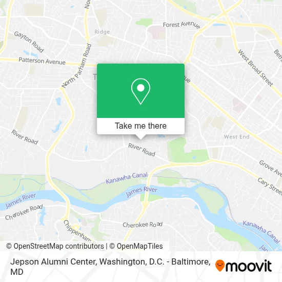 Jepson Alumni Center map