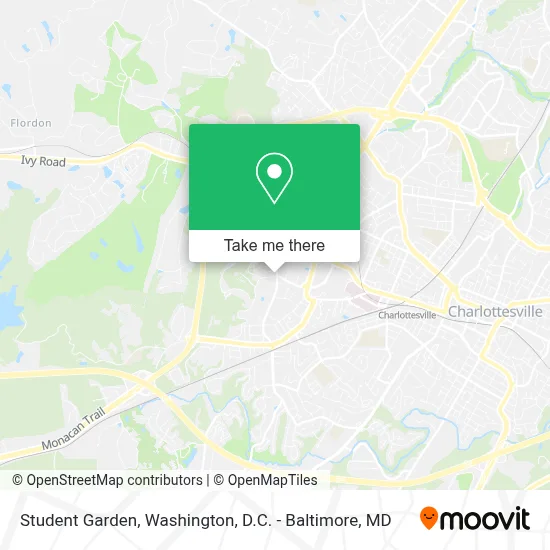 Student Garden map