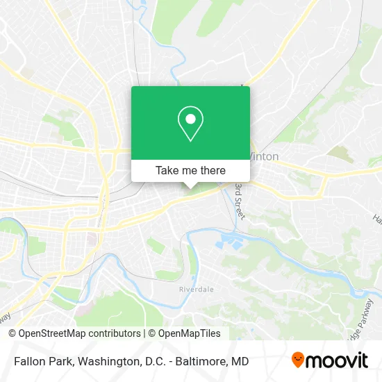 Fallon Park map