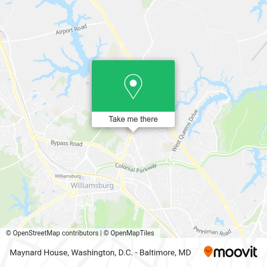 Maynard House map
