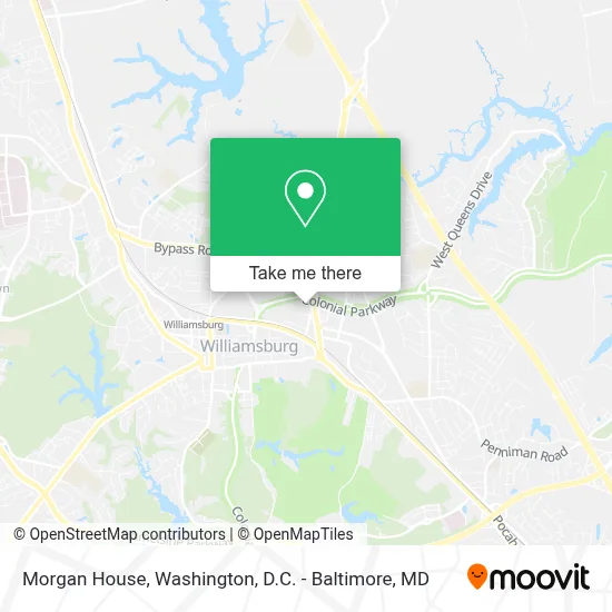 Morgan House map
