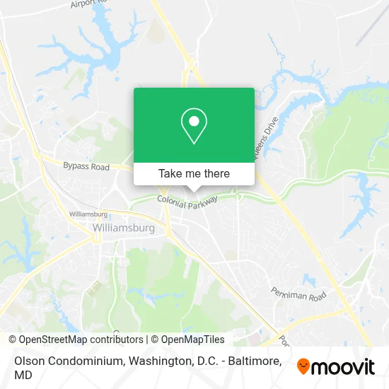 Olson Condominium map