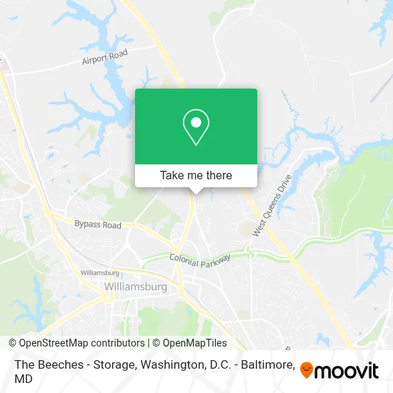 The Beeches - Storage map