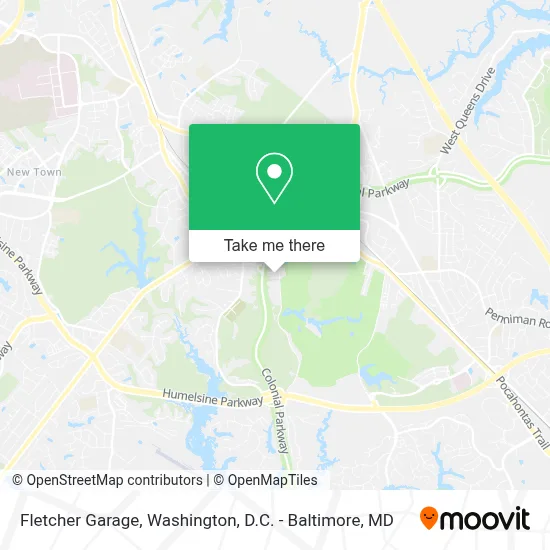 Fletcher Garage map